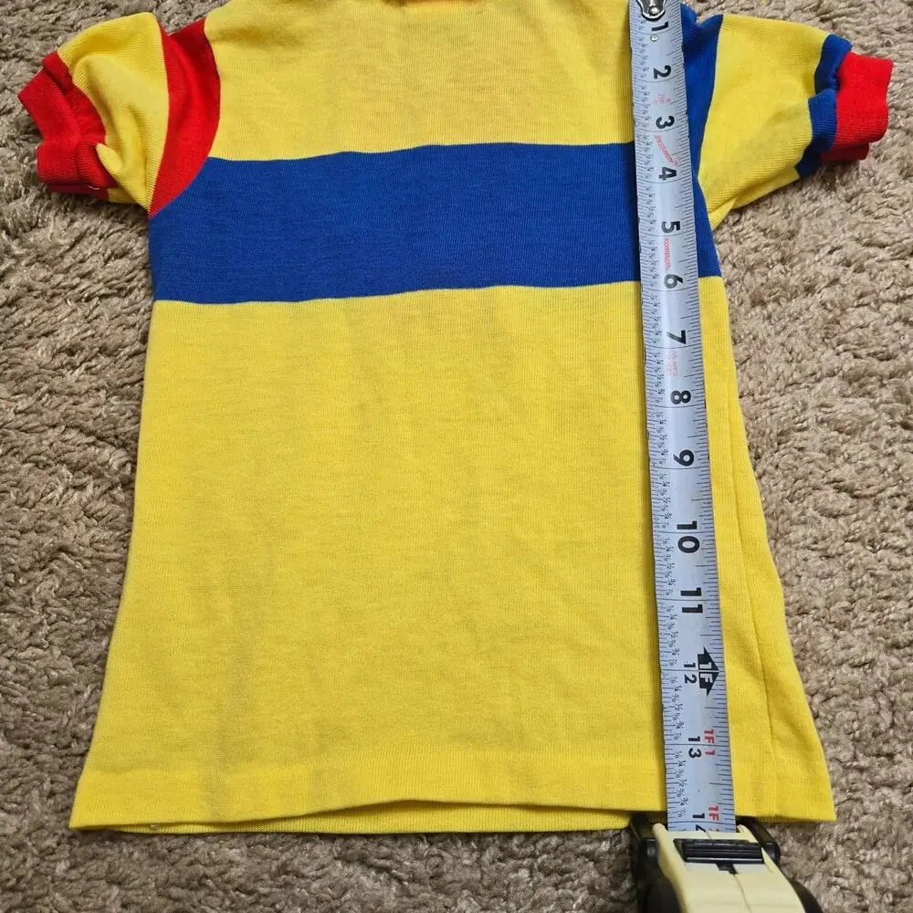 Vintage OshKosh 3T polo colorblock shirt. Flaws